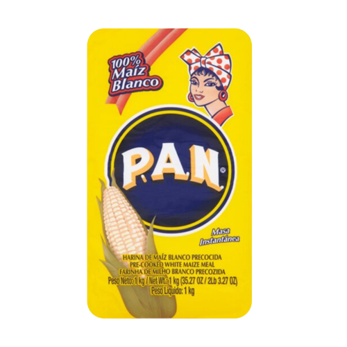 Pan White Corn Meal (yell Pack) 1kg